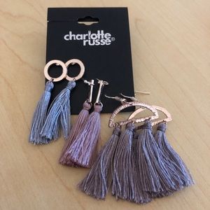 Fringe Tassel Earrings - 3 PACK!